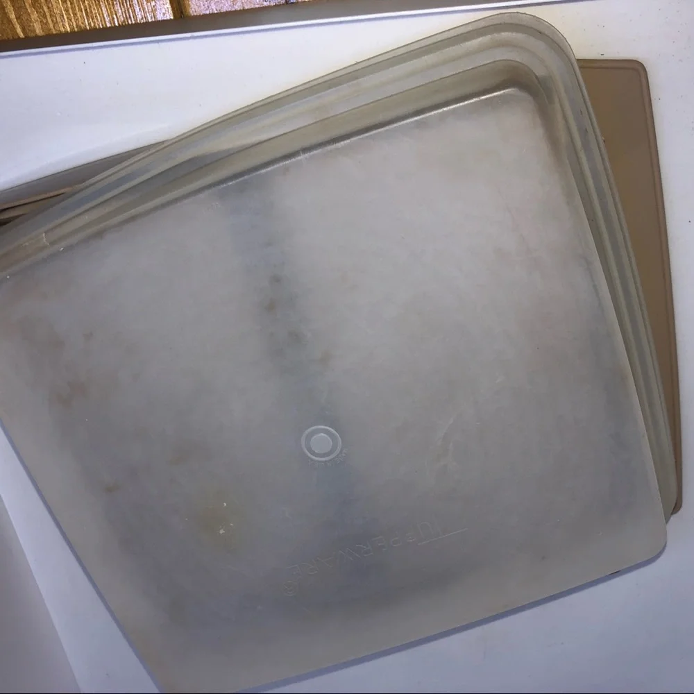 Tupperware Devil Egg Deli Keeper Carrier Almond‎